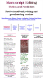 Mobile Screenshot of manuscriptediting.com