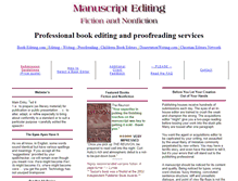 Tablet Screenshot of manuscriptediting.com
